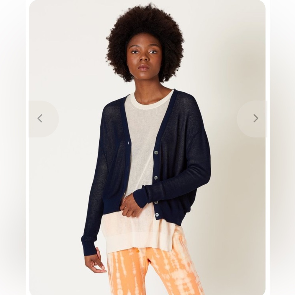 DemyLee Amelida Cardigan in Navy